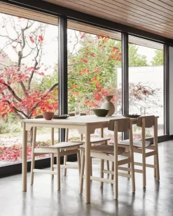 Mater Conscious 3162 stol, såpad ek - coffee waste light