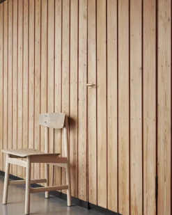 Mater Conscious 3162 stol, såpad ek - coffee waste light