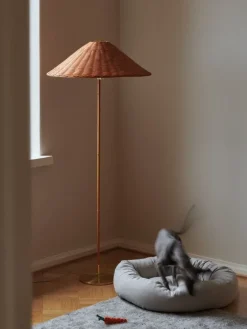 Matri Hundbädd, M, Wooly, ivory melange