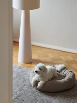 Matri Hundbädd, M, Wooly, ivory melange