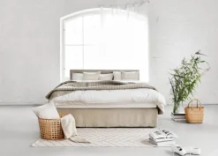 Matri Saara påslakan för dubbelsäng, cream