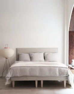 Matri Slim sänggavel, Wooly, ivory melange