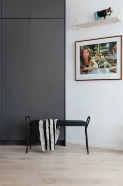 Maze Anytwo sittbänk, svart