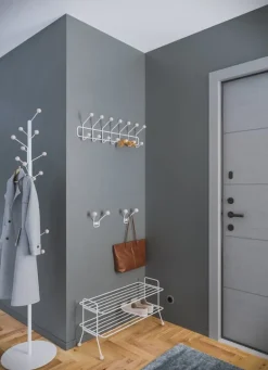 Maze Bill Horizontal klädhängare, vit