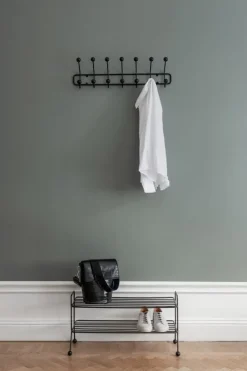 Maze Bill skohylla, svart