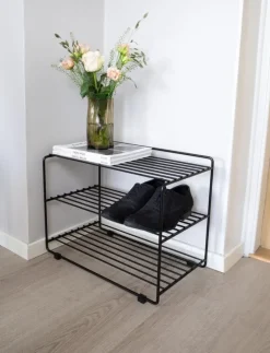 Maze Downtown skohylla, svart