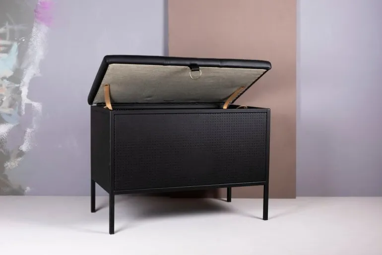 Maze Frank förvaringsbänk, svart