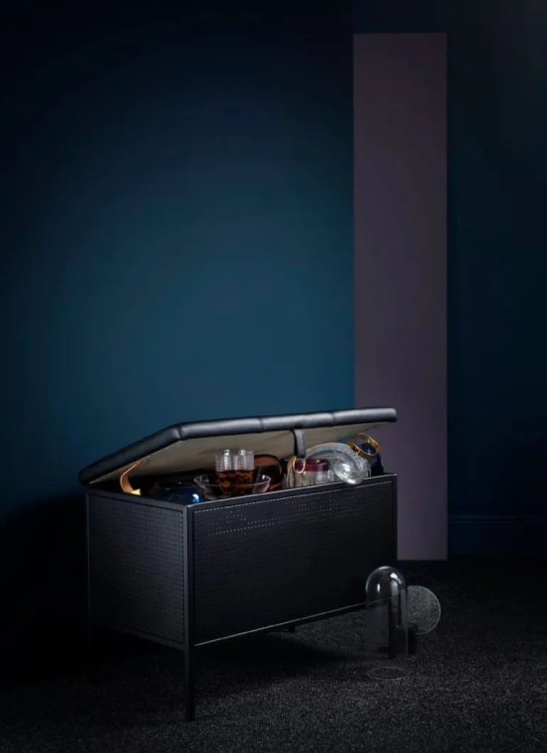 Maze Frank förvaringsbänk, svart