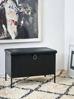 Maze Frank förvaringsbänk, svart