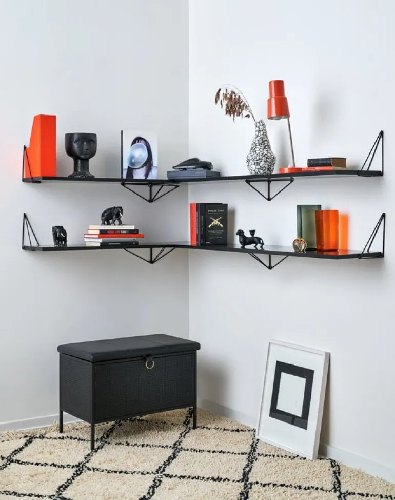 Maze Frank förvaringsbänk, svart