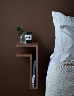 Maze F-shelf, vänster, valnöt