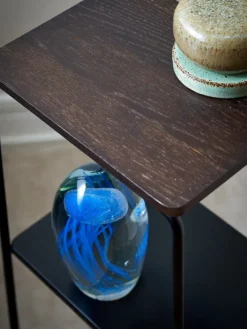 Maze Mixrack golvhylla, L, mörkbetsad ek - svart