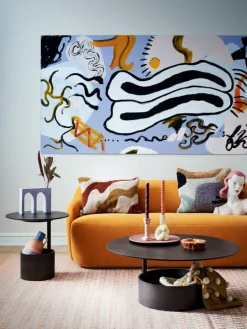 Maze Parasol soffbord, L, mörkbetsad ek