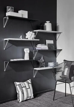 Maze Pythagoras hylla, 80 x 20 cm, vit