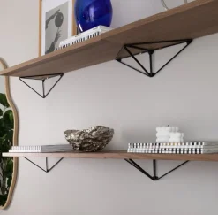 Maze Pythagoras hylla, 80 x 20 cm, valnöt