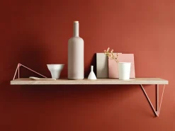 Maze Pythagoras hylla L, 80 x 27 cm, ek