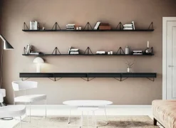 Maze Pythagoras hylla L, 80 x 27 cm, svart