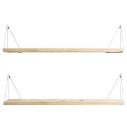 Maze Pythagoras Play hylla med konsoler, 2 st, furu - vit