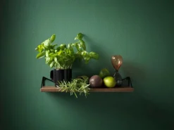 Maze Pythagoras XS-hylla med konsoler, valnöt - svart