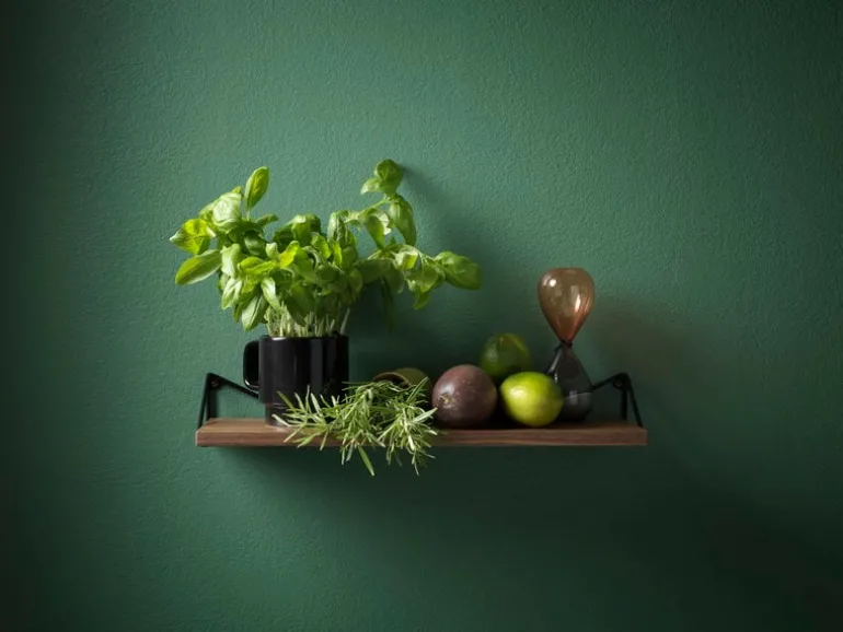 Maze Pythagoras XS-hylla med konsoler, valnöt - svart