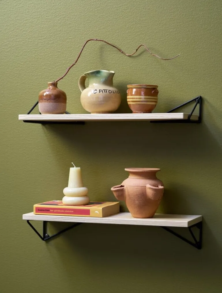 Maze Pythagoras XS-hylla med konsoler, ask – svart