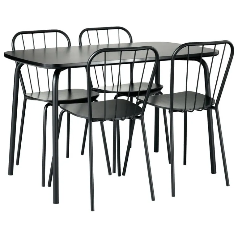 Maze Same stol, svart - svart ek