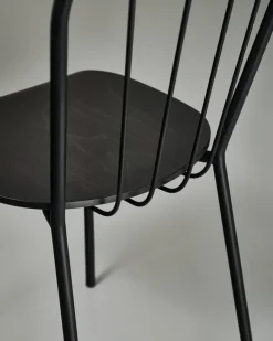 Maze Same stol, svart - svart ek