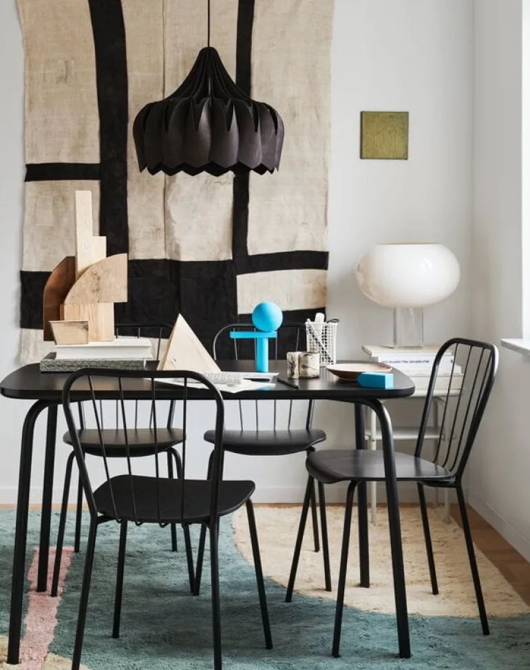 Maze Same stol, svart - svart ek