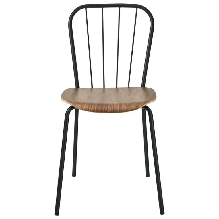 Maze Same stol, svart - valnöt