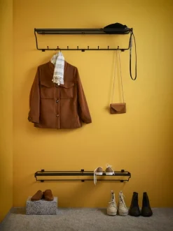 Maze Shoe Shelf, skohylla, L, svart