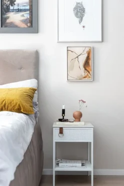 Maze Tracy sidobord, vänster, vitt