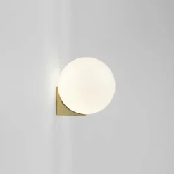 Michael Anastassiades Brass Architectural Collection enkel vägglampa 150, polerad mässing