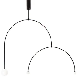 Michael Anastassiades Mobile Chandelier 9, svart patinerad mässing