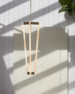 Michael Anastassiades Tube ljuskrona, satinmässing