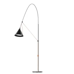 Midgard AYNO XL golvlampa, 3000 K, svart - orange