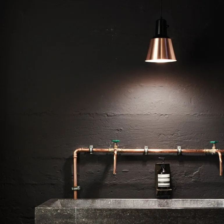 Midgard K831 hänglampa, koppar