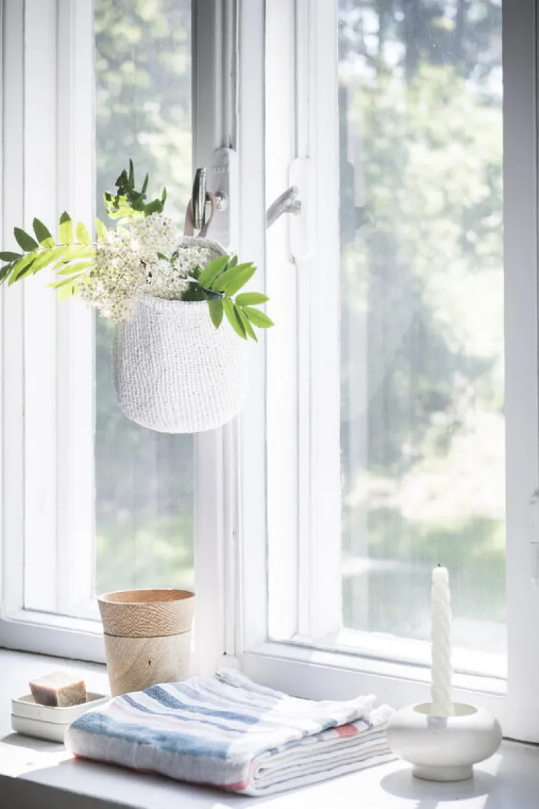 Mifuko Kandili ljushållare A, cream white