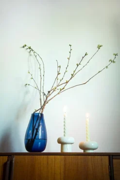 Mifuko Kandili ljusstake E, krämvit