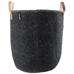 Mifuko Kiondo korg med handtag, L, svart
