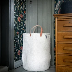 Mifuko Kiondo marknadskorg, XL, vit