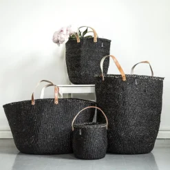 Mifuko Kiondo marknadskorg, XL, svart