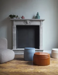 Miniforms Kolos sidobord, glaserad terrakotta