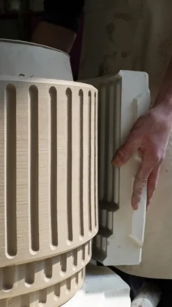 Miniforms Kolos soffbord, glaserad terrakotta