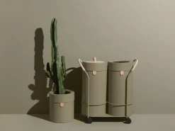 Mizetto Bin There set, vagn och 2 behållare, L, oliv