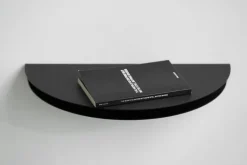 Moebe Half Moon hylla, stor, svart