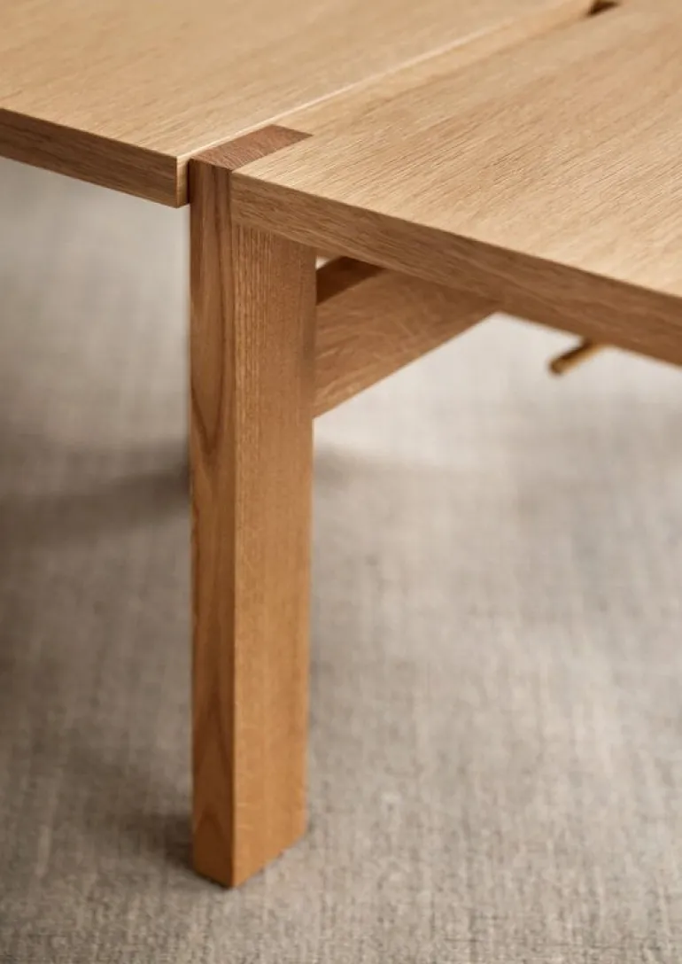 Moebe Rectangular soffbord, 60 cm, ek