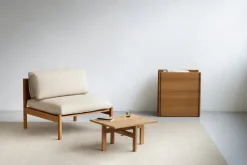 Moebe Rectangular soffbord, 60 cm, ek