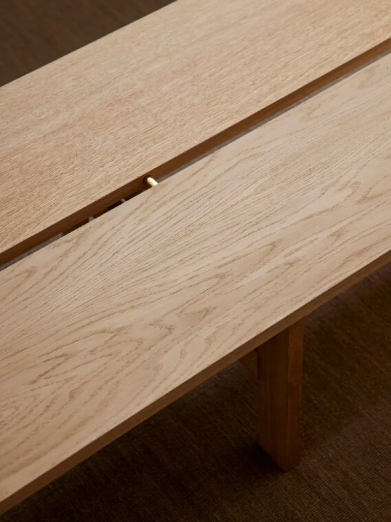 Moebe Rectangular soffbord, 115 cm, ek