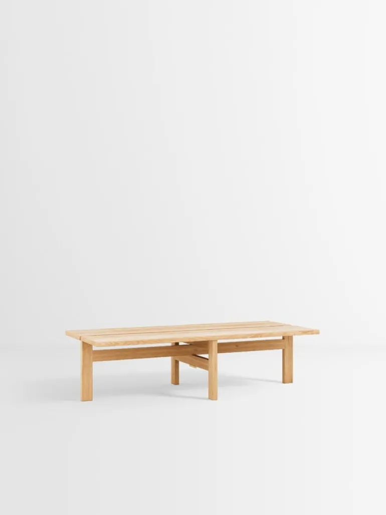 Moebe Rectangular soffbord, 115 cm, ek