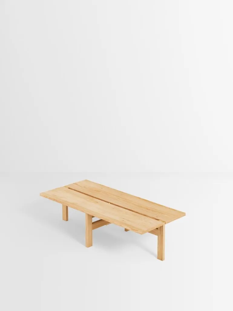 Moebe Rectangular soffbord, 115 cm, ek